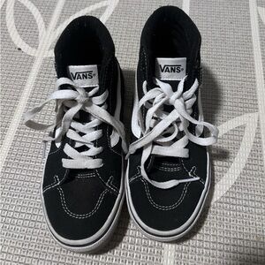 Little Kids Sk8-Hi Shoe Black and White Sneakers